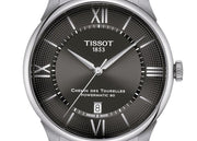 Tissot Chemin Des Tourelles Powermatic 80 Grey Dial Silver Steel Strap Watch for Men - T139.407.11.068.00