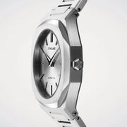 D1 Milano Ultra Thin Silver Dial Silver Steel Strap Watch for Women - D1-UTBL30