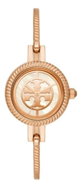 Tory Burch Riva Rose Gold Dial Rose Gold Steel Strap Watch for Women