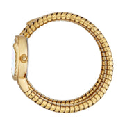 Just Cavalli Enchanting Mother of Pearl Dial Gold Steel Strap Watch for Women - JC1L302M0025