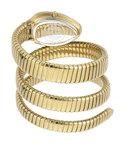 Just Cavalli Glam Evo 4 Green Dial Gold Steel Strap Watch for Women - JC1L209M0045