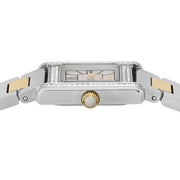 Emporio Armani Genni Crystals Silver Dial Two Tone Steel Strap Watch for Women - AR11704