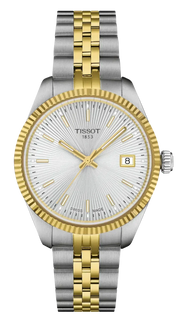 Tissot Ballade Quartz Silver Dial Two Tone Steel Strap Watch for Women - T156.210.22.031.00