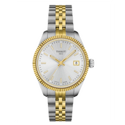 Tissot Ballade Quartz Silver Dial Two Tone Steel Strap Watch for Women - T156.210.22.031.00