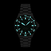 Emporio Armani Sea Explorer Green Dial Silver Steel Strap Watch for Men - AR60088