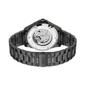 Hugo Boss Troper Chronograph Automatic Black Dial Black Steel Strap Watch for Men - 1514203