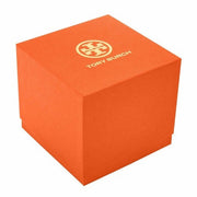Tory Burch The Tory Chronograph Black Dial Black Leather Strap Watch for Women - TBW1055