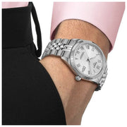 Tissot Ballade Powermatic 80 COSC Silver Dial Silver Steel Strap Watch for Men - T156.408.11.033.00