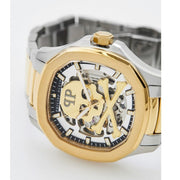 Philipp Plein High-Conic Automatic Gold Dial Two Tone Steel Strap Watch For Men - PWRAA0323