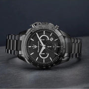Maserati Traguardo Limited Edition Chronograph Black Dial Black Steel Strap Watch for Men - R8873612045