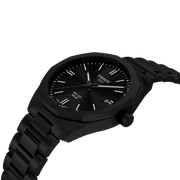 Tissot PRC 100 Solar Quartz Black Dial Black Steel Strap Watch for Men - T151.422.33.051.00