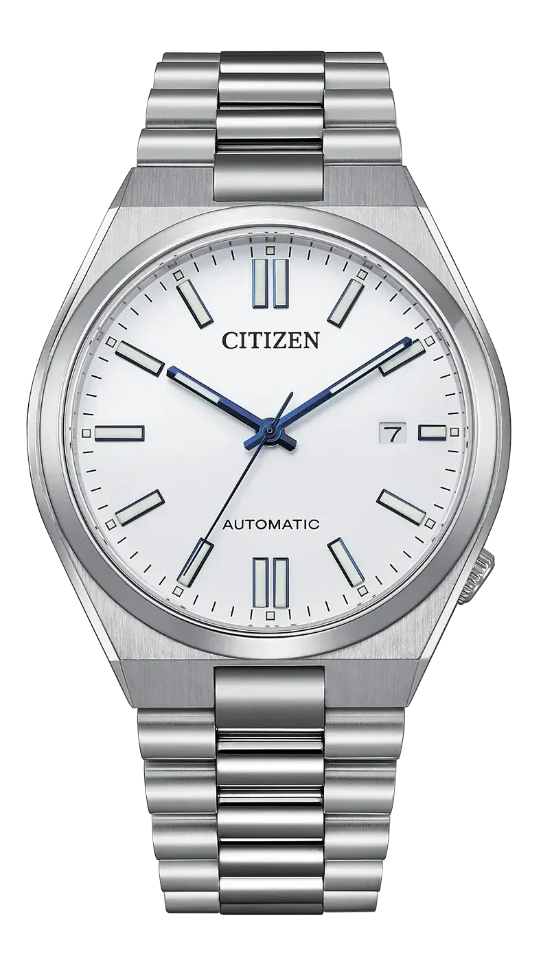 Citizen Tsuyosa Automatic White Dial Silver Steel Strap Watch for Men - NJ0159-86A