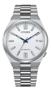 Citizen Tsuyosa Automatic White Dial Silver Steel Strap Watch for Men - NJ0159-86A