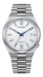 Citizen Tsuyosa Automatic White Dial Silver Steel Strap Watch for Men - NJ0159-86A