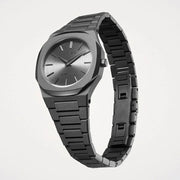 D1 Milano Ultra Thin Grey Dial Grey Steel Strap Watch for Women - D1-UTBL32