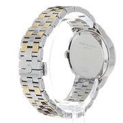 Tory Burch Classic Chronograph White Dial Two Tone Steel Strap Watch for Women - TBW1034