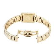 Emporio Armani Genni Crystals Gold Dial Gold Steel Strap Watch for Women  - AR11663