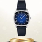 Tissot Stylist Quartz Blue Dial Blue Leather Strap Watch for Men - T159.909.16.043.00