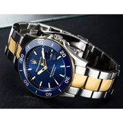 Maserati Competizione Diver Blue Dial Two Tone Steel Strap Watch for Men - R8873600010