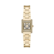 Emporio Armani Genni Crystals Gold Dial Gold Steel Strap Watch for Women  - AR11663