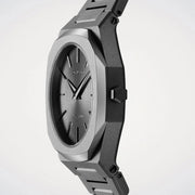 D1 Milano Ultra Thin Grey Dial Grey Steel Strap Watch for Women - D1-UTBL32