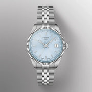Tissot Ballade Quartz Blue Dial Silver Steel Strap Watch for Women - T156.210.11.351.00