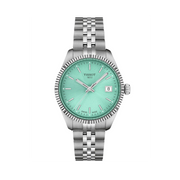 Tissot Ballade Quartz Green Dial Silver Steel Strap Watch for Women - T156.210.11.091.00
