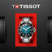 Tissot Seastar 2000 Professional Powermatic 80 Blue Dial Silver Steel Strap Watch for Men - T120.607.11.041.00
