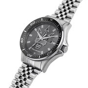 Maserati SFIDA Chronograph Grey Dial Silver Steel Strap Watch for Men - R8853140010