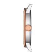 Tissot T Classic Dream Quartz White Dial Two Tone Steel Strap Watch for Men - T129.410.22.013.00