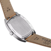 Tissot Stylist Quartz Silver Dial Brown Leather Strap Watch for Women - T159.909.16.031.00