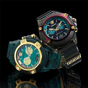 Versace Icon Active Chronograph Black Dial Black Siliconen Strap Unisex Watch - VE8P00224