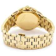 Tory Burch Classic T Black Dial Gold Steel Strap Watch for Women - TBW9010