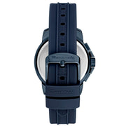 Maserati Successo Chronograph Blue Dial Blue Rubber Strap Watch for Men - R8871621044