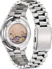 Citizen Tsuyosa Automatic White Dial Silver Steel Strap Watch for Men - NJ0159-86A