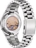 Citizen Tsuyosa Automatic White Dial Silver Steel Strap Watch for Men - NJ0159-86A