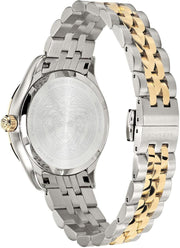Versace Hellenyium Quartz Green Dial Two Tone Steel Strap Watch for Women - VEHU00420