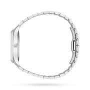 Gucci G Timeless 18K Gold Silver Dial Two Tone Steel Strap Watch for Women - YA1265032