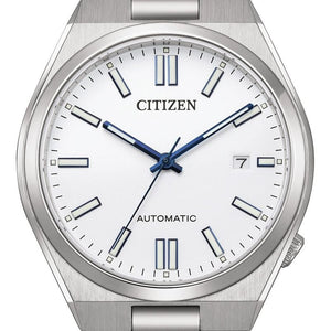 Citizen Tsuyosa Automatic White Dial Silver Steel Strap Watch for Men - NJ0159-86A