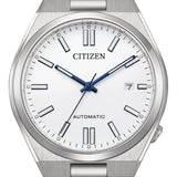 Citizen Tsuyosa Automatic White Dial Silver Steel Strap Watch for Men - NJ0159-86A