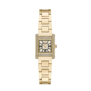 Emporio Armani Genni Crystals Gold Dial Gold Steel Strap Watch for Women  - AR11663