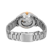 Citizen Mechanical Automatic Green Dial Silver Steel Strap Watch for Men - NJ0196-80X