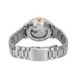 Citizen Mechanical Automatic Green Dial Silver Steel Strap Watch for Men - NJ0196-80X