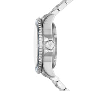 Emporio Armani Sea Explorer Blue Dial Silver Steel Strap Watch for Men - AR60079