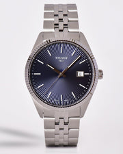 Tissot Ballade Quartz Blue Dial Silver Steel Strap Watch for Men - T156.410.11.041.00