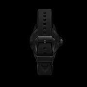 Emporio Armani World Explorer Orange Dial Black Silicone Strap Watch for Men - AR11684