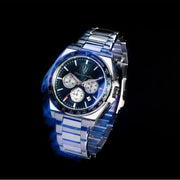 Maserati Velocità Chronograph Blue Dial Silver Steel Strap Watch for Men - R8873652005
