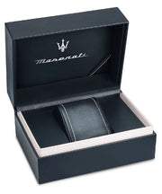 Maserati Epoca Chronograph Blue Dial Two Tone Steel Strap Watch for Men - R8873618030