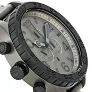 Nixon 51-30 Chronograph Grey Dial Grey Steel Strap Watch for Men - A083-1062