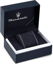Maserati Epoca Limited Edition Chronograph Blue Dial Silver Mesh Strap Watch for Men - R8873618022